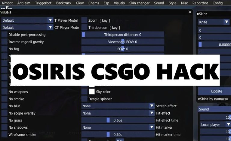 OSIRIS — Лучший бесплатный чит CS GO