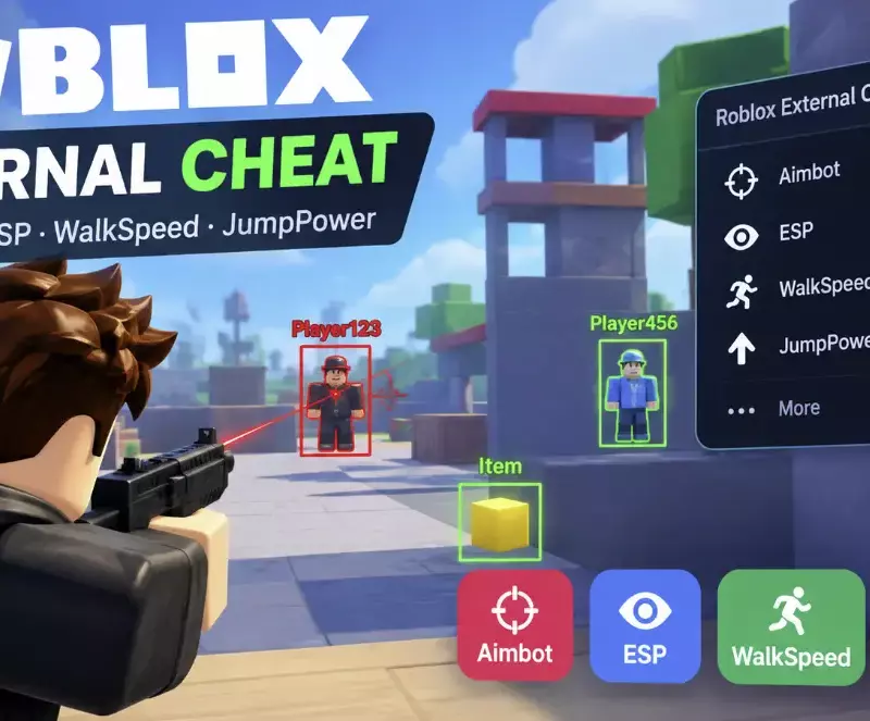 [Roblox] External Cheat — Aimbot, ESP, WalkSpeed